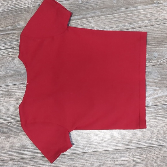 BOGO!! Active Basic Red Cropped T-shirt Small Medium - Picture 4 of 4